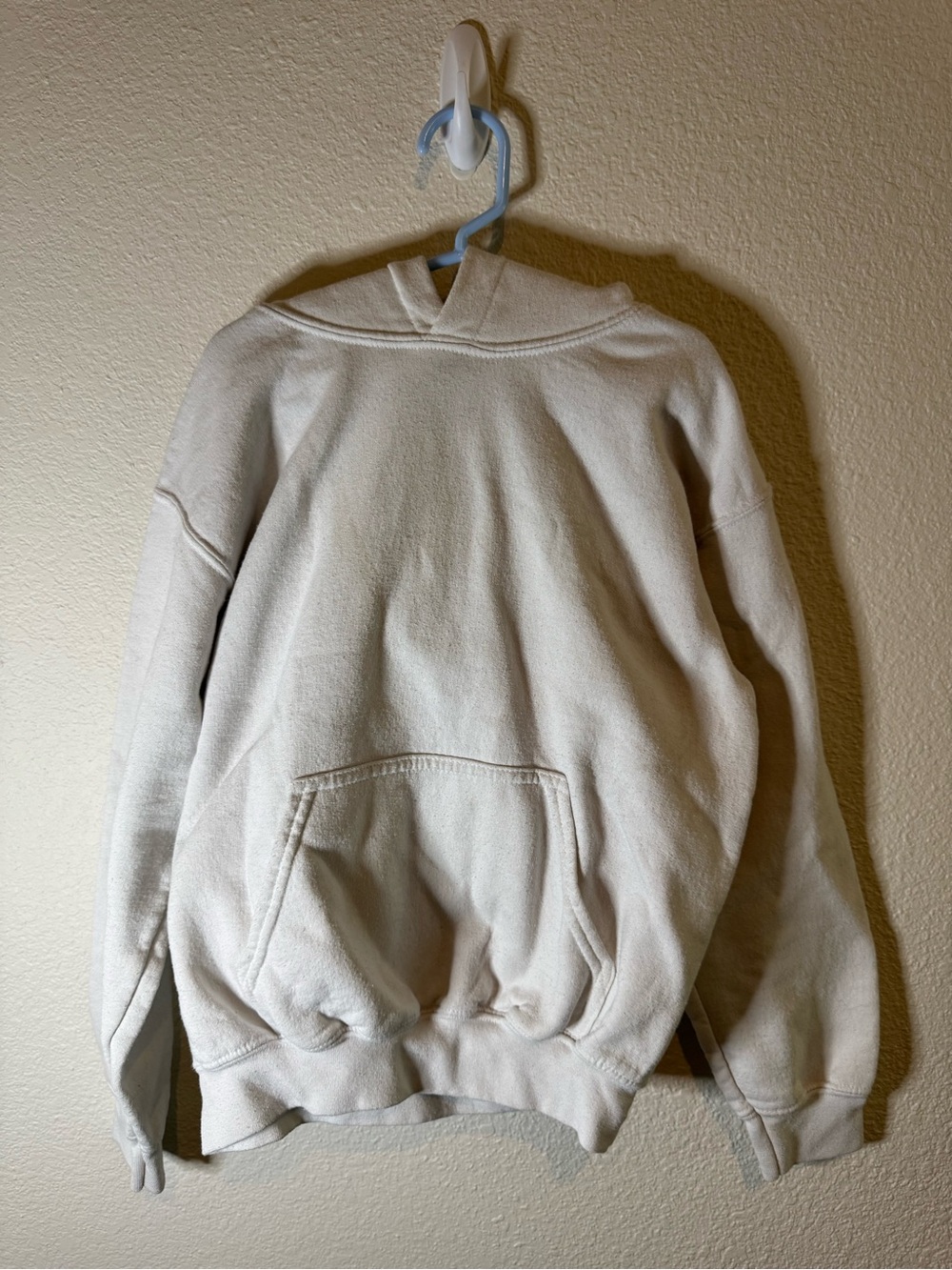 Kids Cream Hooded Sweatshirt